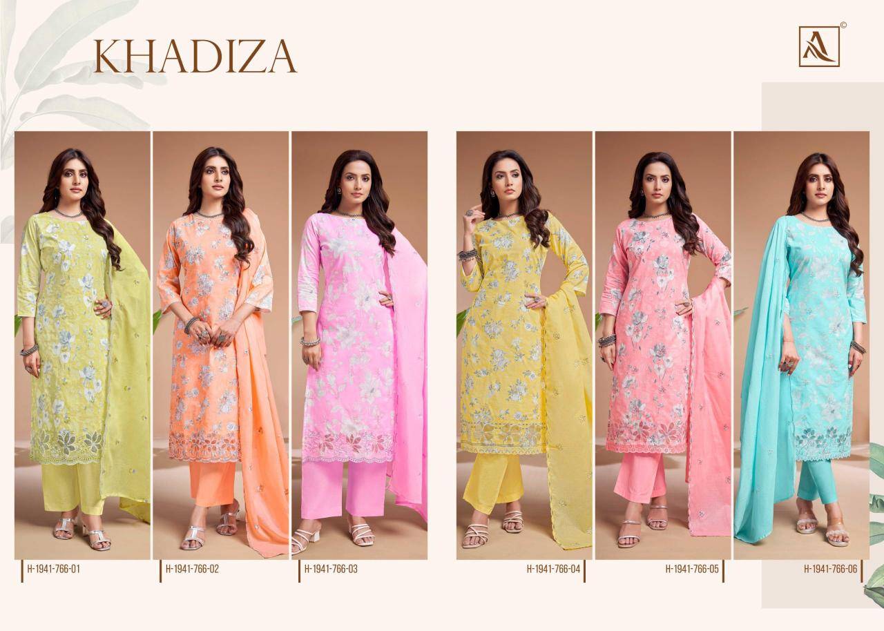 Alok suit khadiza Dress material suppliers in Bangalore